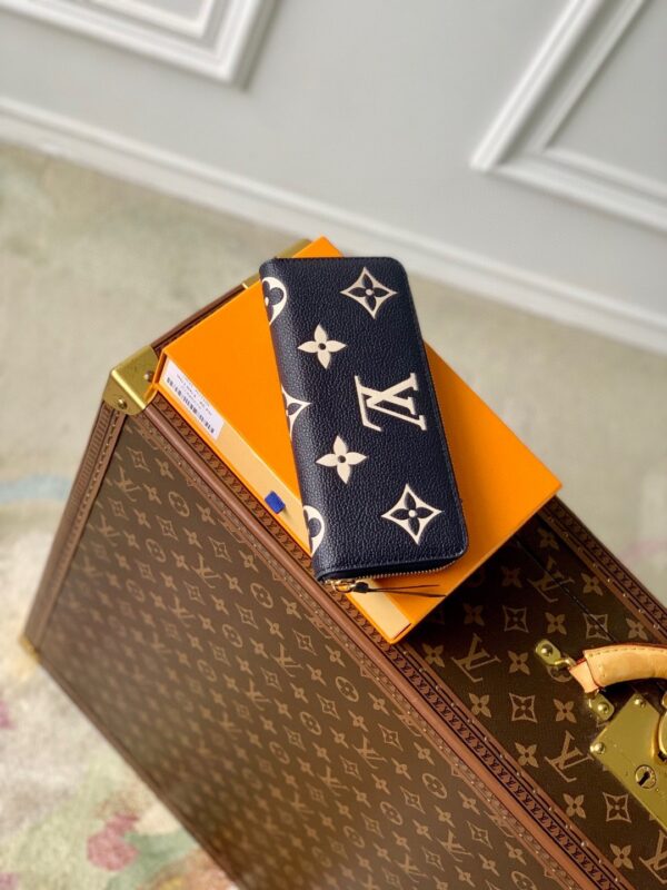 M83594【エレガントなバイカラー】LOUIS VUITTON★Clemence 長財布 - 画像 (2)