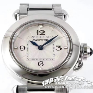 AF工場！カルティエ パシャ ドゥ 30mm WSPA0021 シルバー レディース時計crt51345