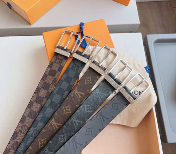 LV ベルト ダミエ・グラフィット ダミエ・コバルト☆lv115683