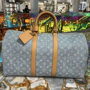 M25334【カップルでシェアも◎】ルイヴィトン ボストンバッグ デニム