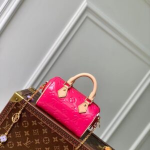 M83273ヴィトン Vuitton レア ナノスピーディバッグ☆原