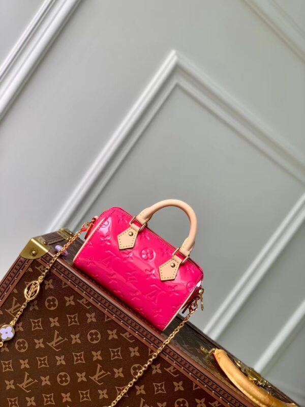 M83273ヴィトン Vuitton レア ナノスピーディバッグ☆原