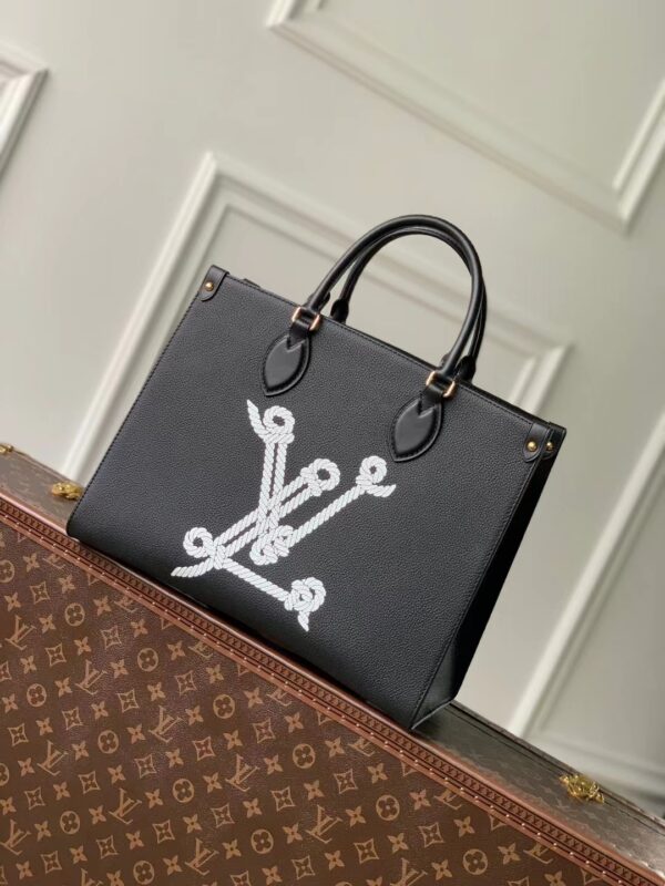 M24834逸品*LV*オンザゴー MM セーラーズノットロゴ トートバッグ