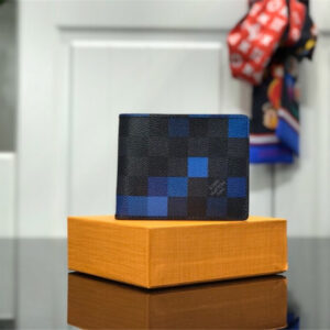 ルイヴィトンスーパーコピー ポルトフォイユ・スレンダー ダミエブルー 財布 N60180