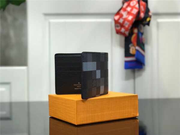 ルイヴィトンスーパーコピー ポルトフォイユ・スレンダー N60181 二つ折り財布 ダミエ - 画像 (5)